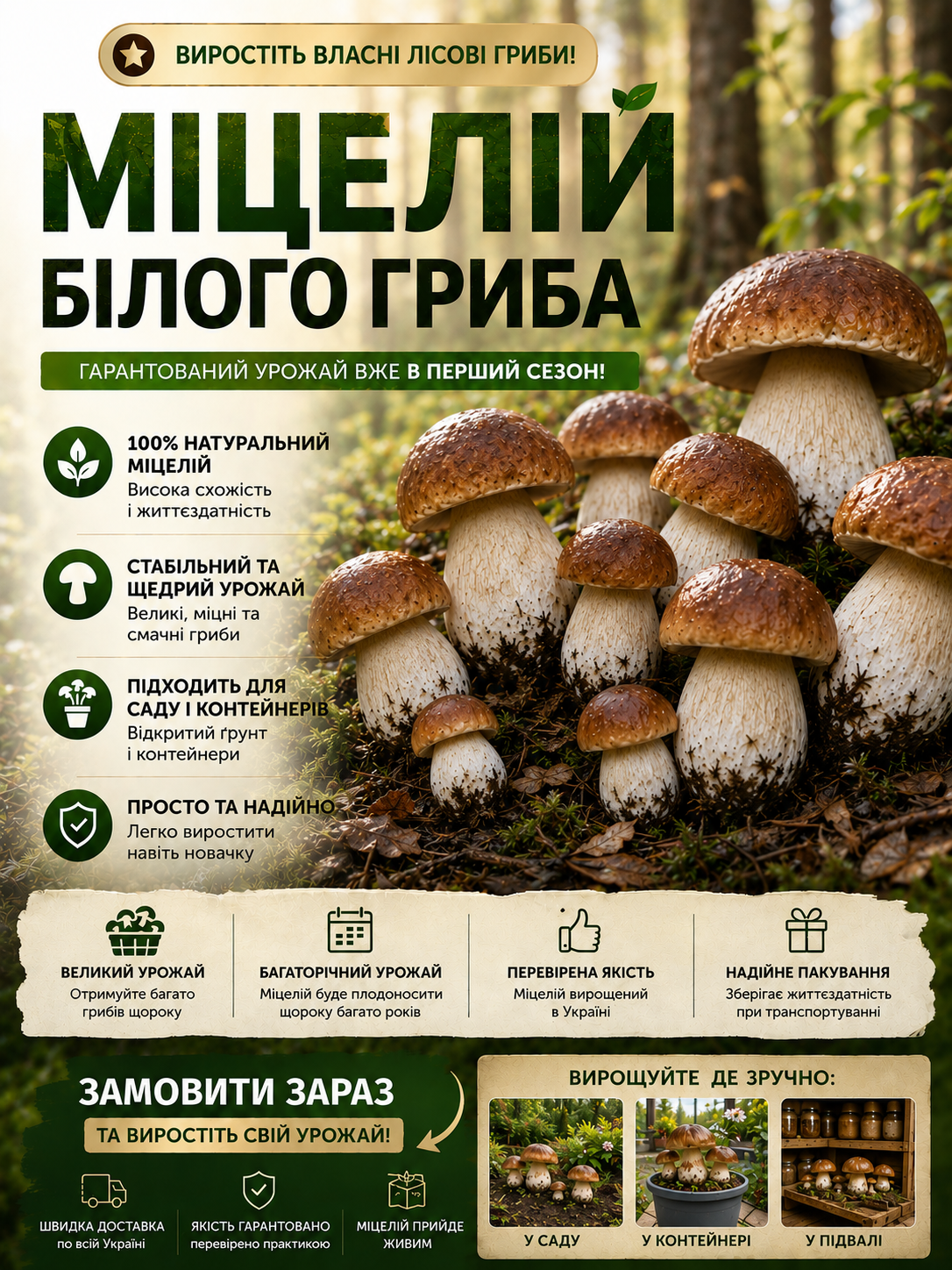 Білий гриб!